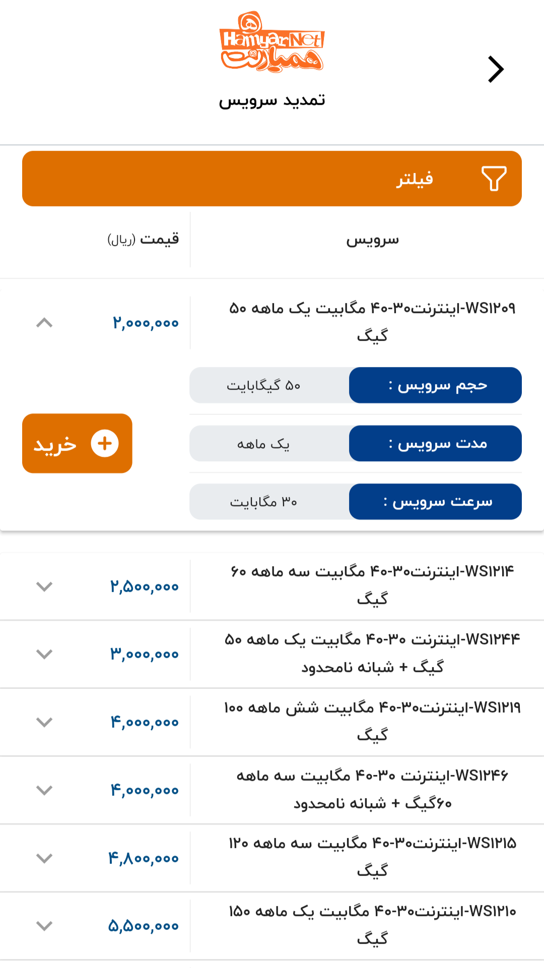 اسکرین شات 5 برنامه همیارنت