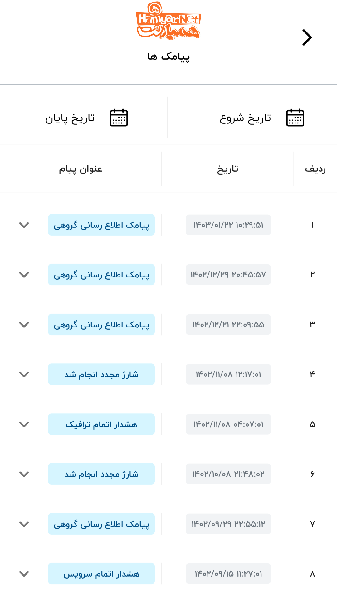 اسکرین شات 7 برنامه همیارنت