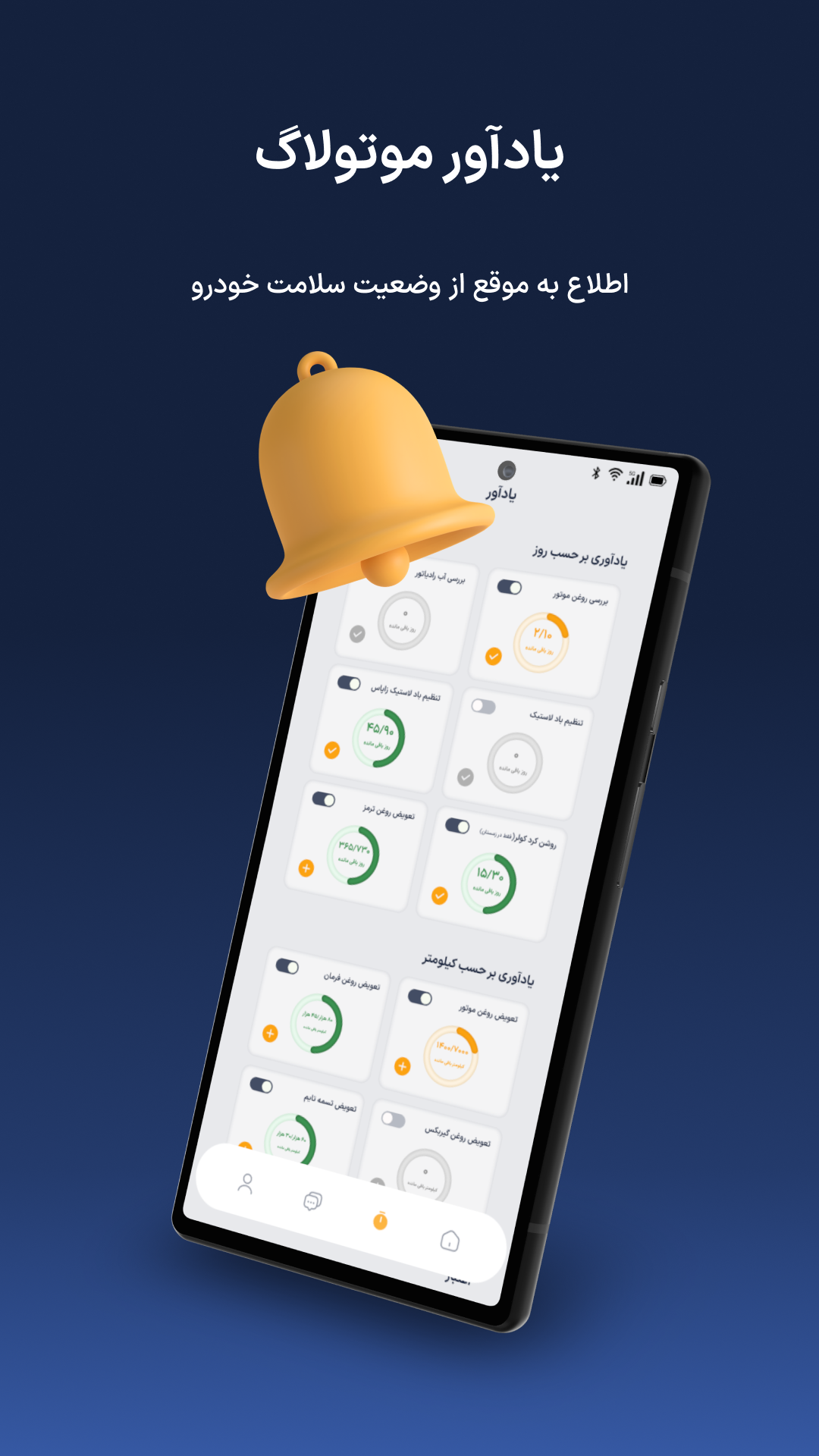 اسکرین شات 5 برنامه موتولاگ هوش مصنوعی مدیریت ماشین