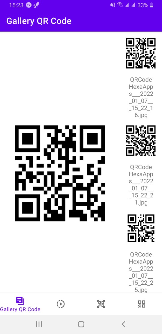 اسکرین شات 8 برنامه QR Code هگزا اَپس