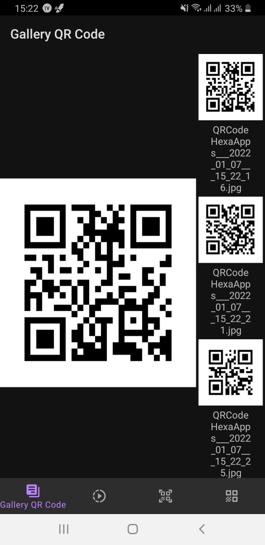 اسکرین شات 4 برنامه QR Code هگزا اَپس