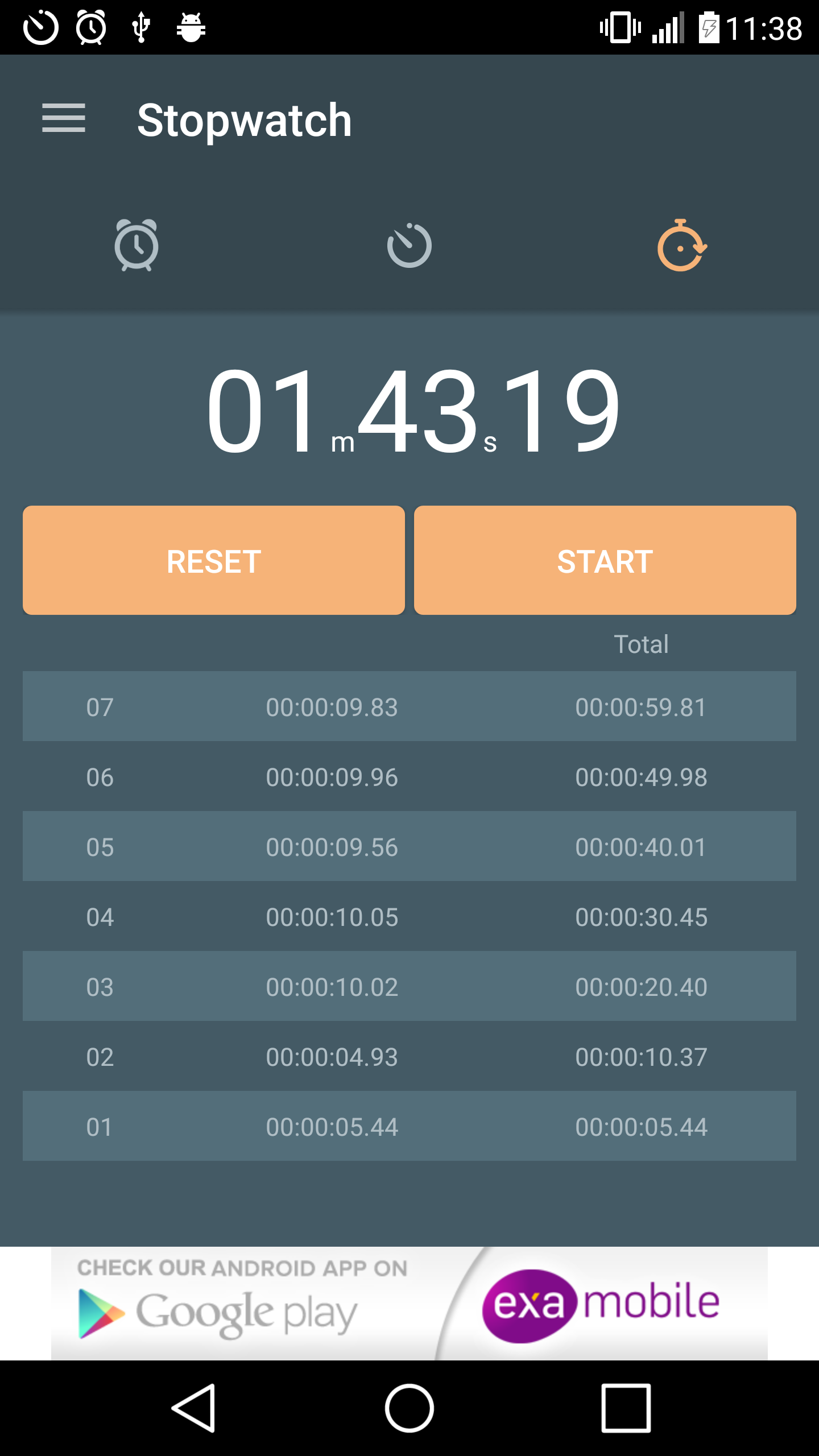اسکرین شات 7 برنامه Alarm Clock Timer & Stopwatch