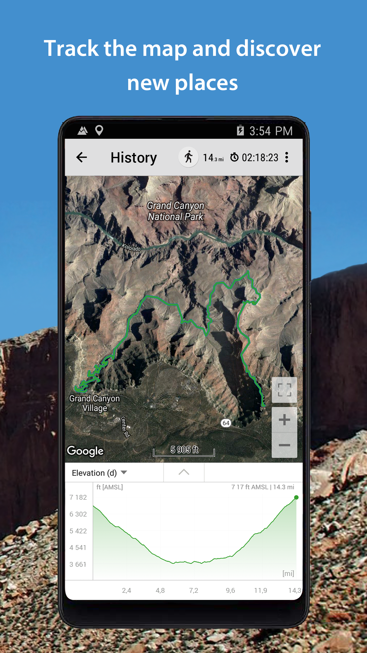 اسکرین شات 5 برنامه GPS Altimeter - Get Altitude