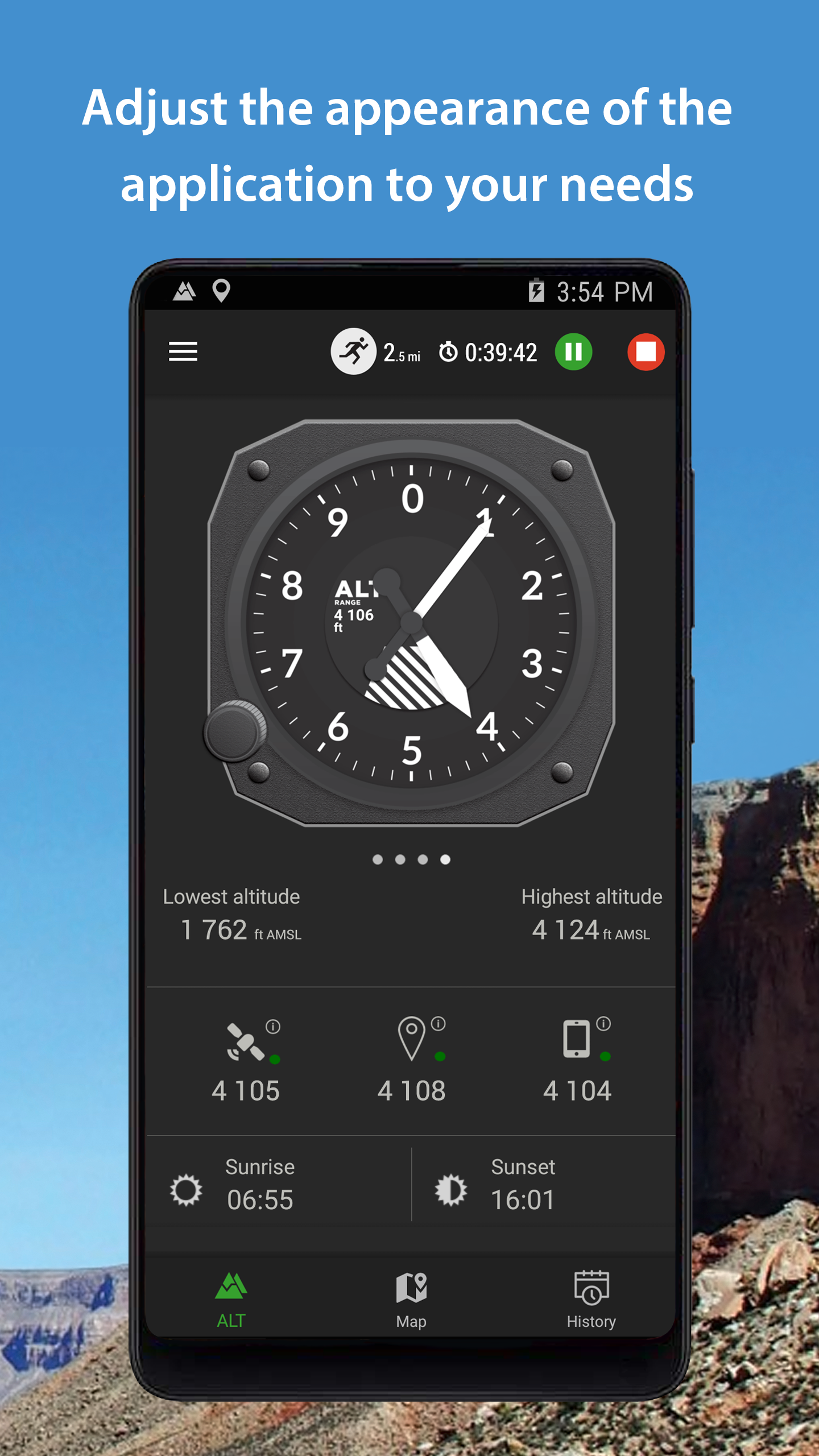 اسکرین شات 4 برنامه Altimeter