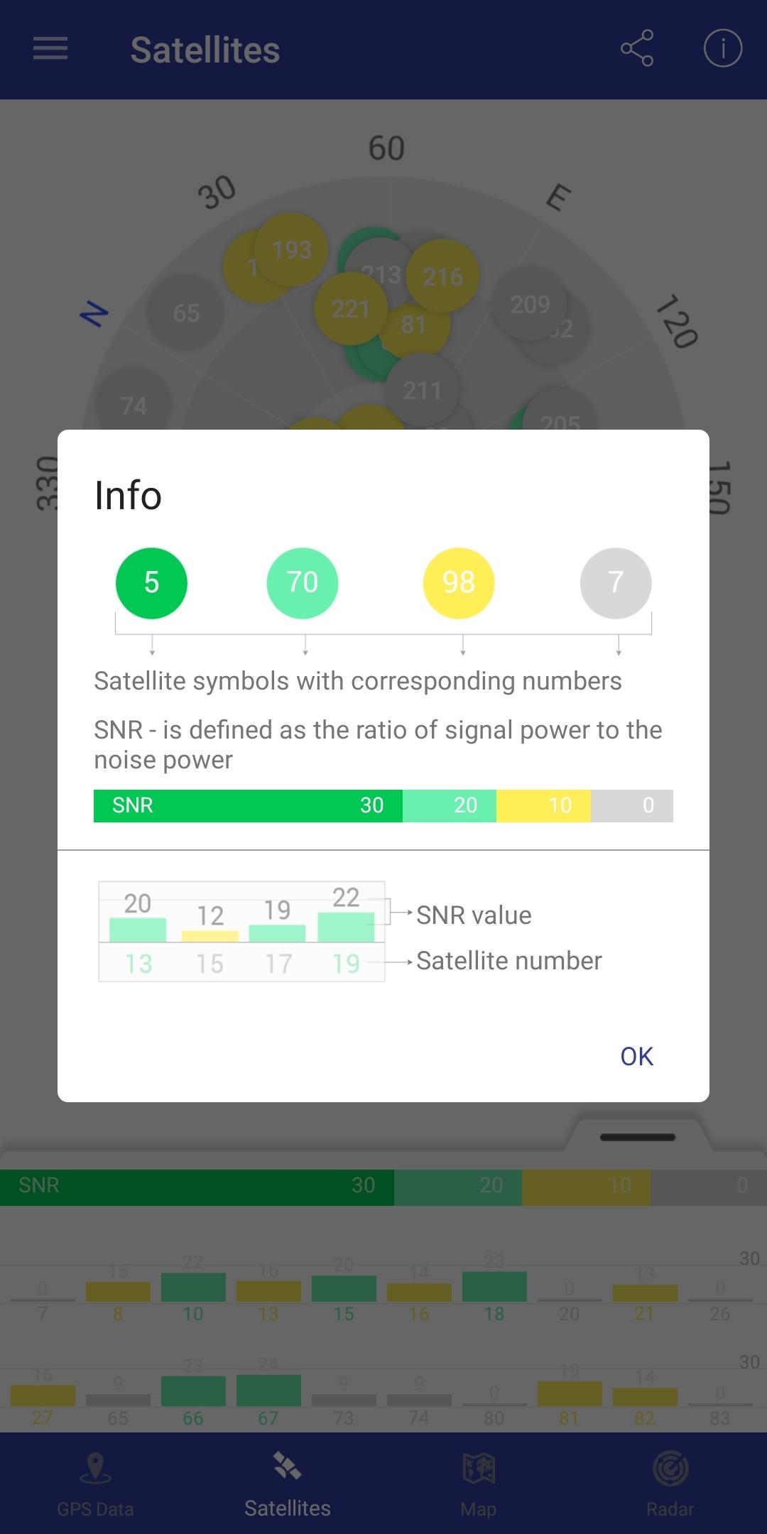اسکرین شات 5 برنامه GPS Data