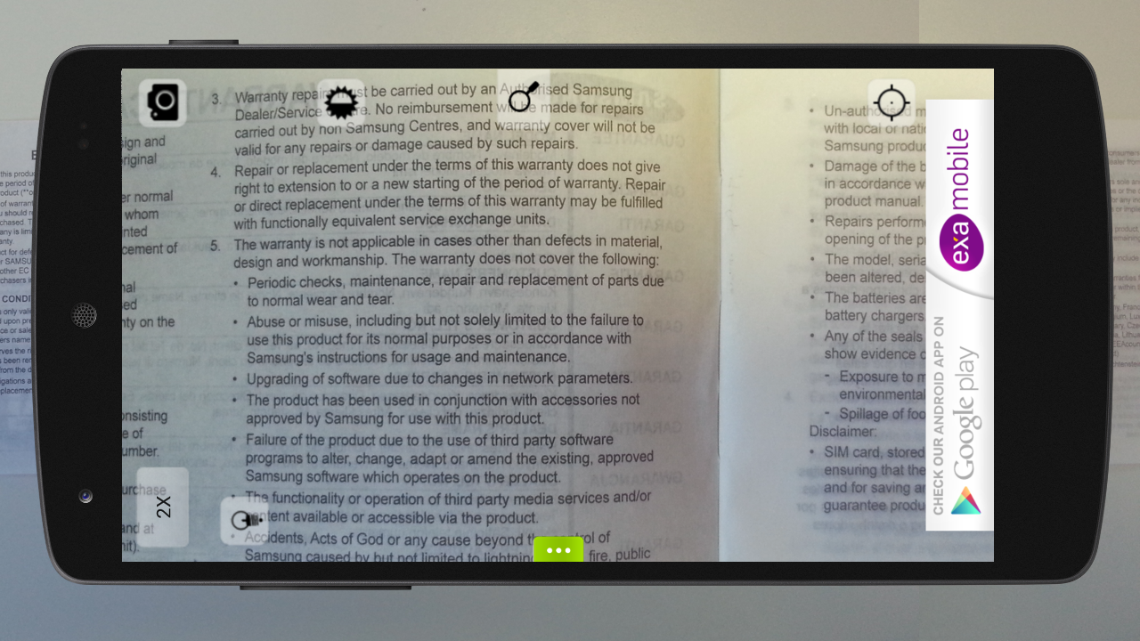 اسکرین شات 5 برنامه Pocket Magnifier with LED