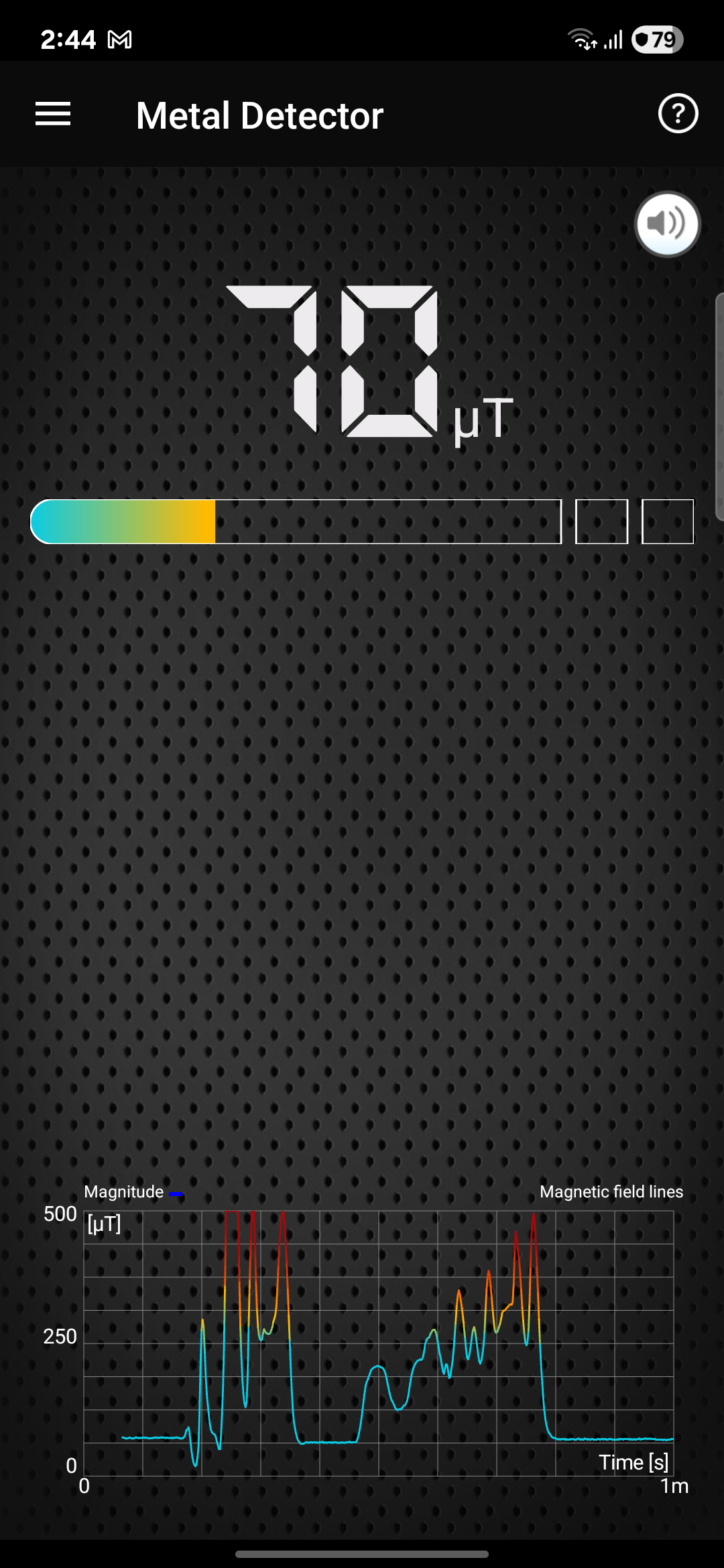 اسکرین شات 2 برنامه Metal Detector