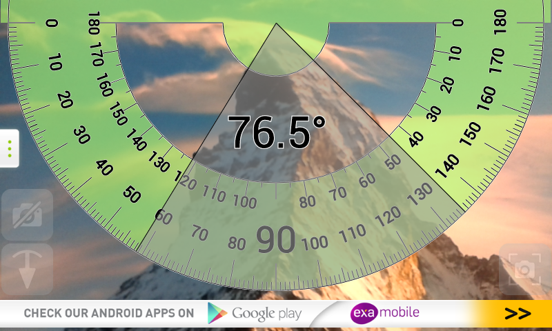 اسکرین شات 2 برنامه Protractor