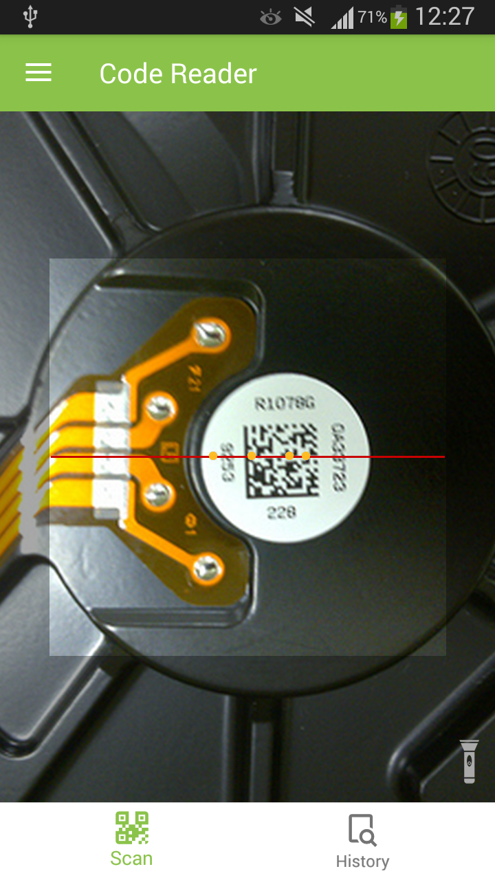 اسکرین شات 2 برنامه QR Code Scanner