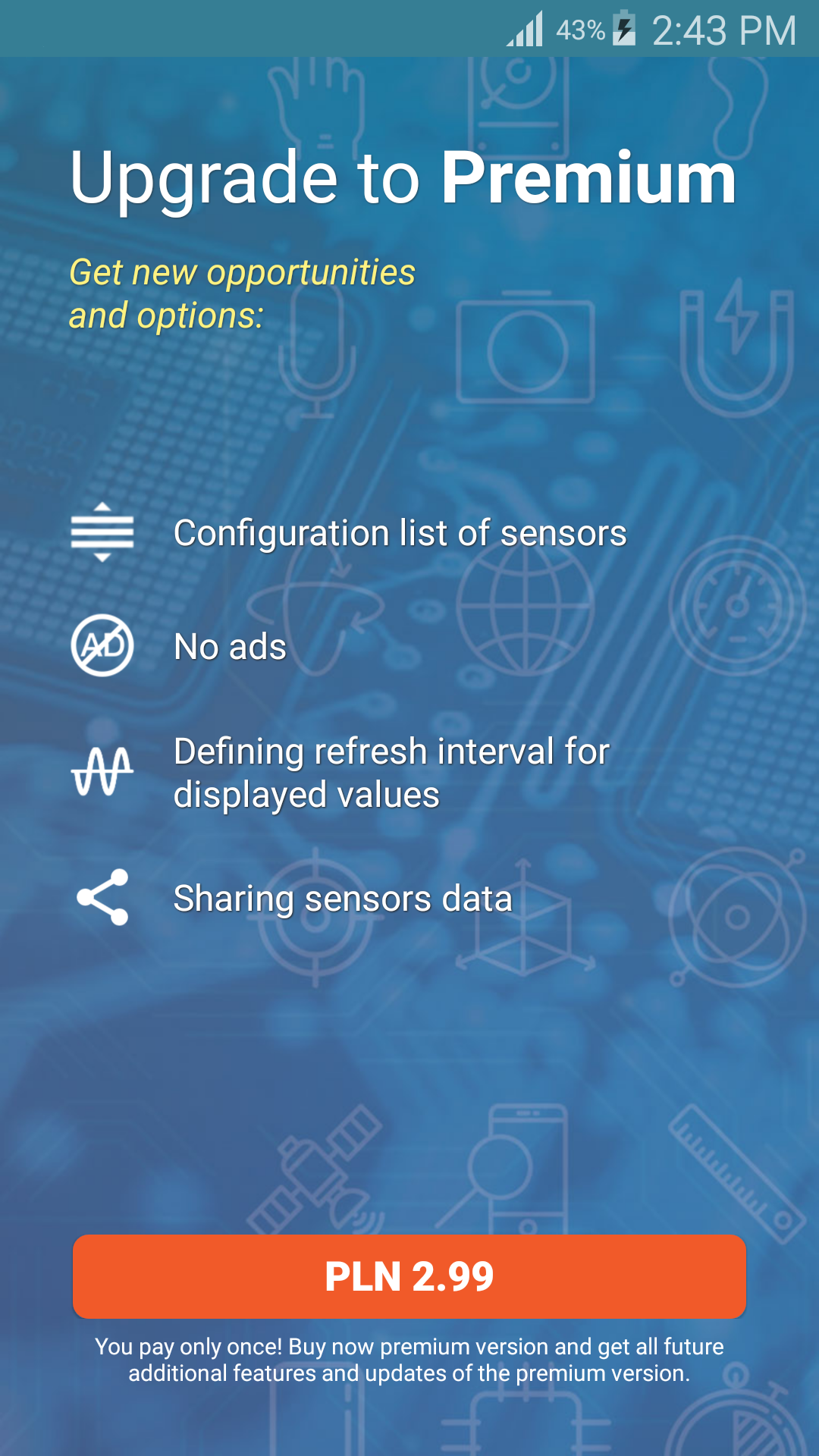 اسکرین شات 3 برنامه Sensors Toolbox