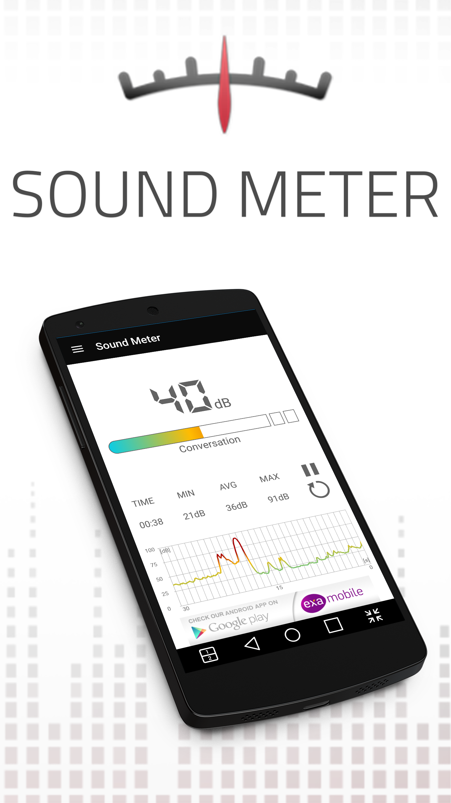 اسکرین شات 1 برنامه Sound Meter