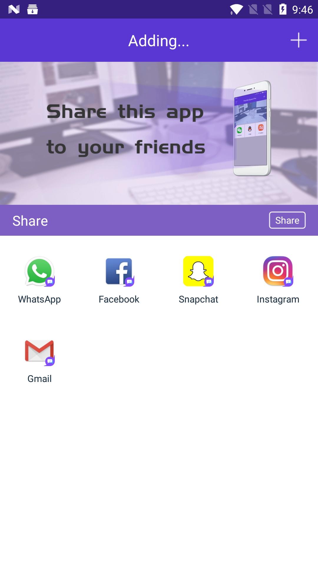 اسکرین شات 2 برنامه Parallel App Assist