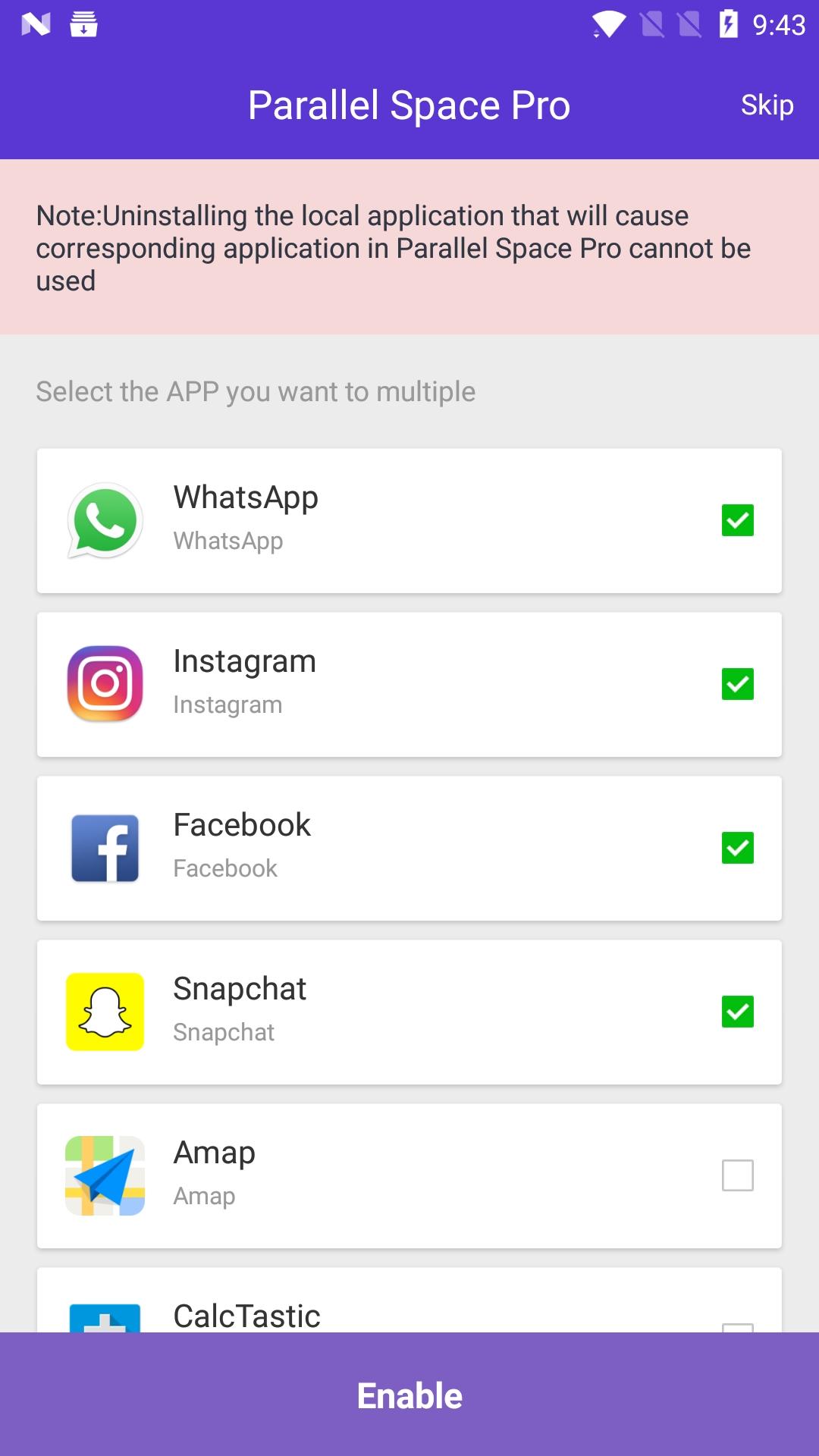 اسکرین شات 3 برنامه Parallel App Assist
