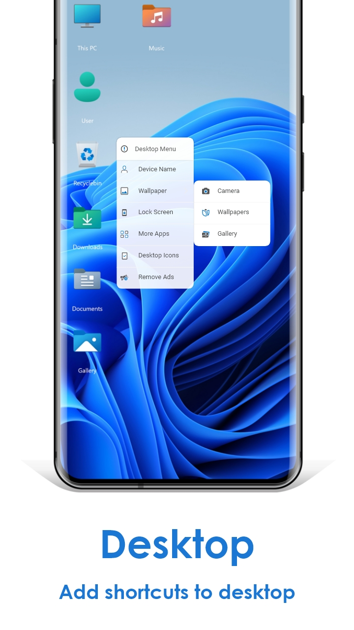اسکرین شات 2 برنامه File Manager Computer Style