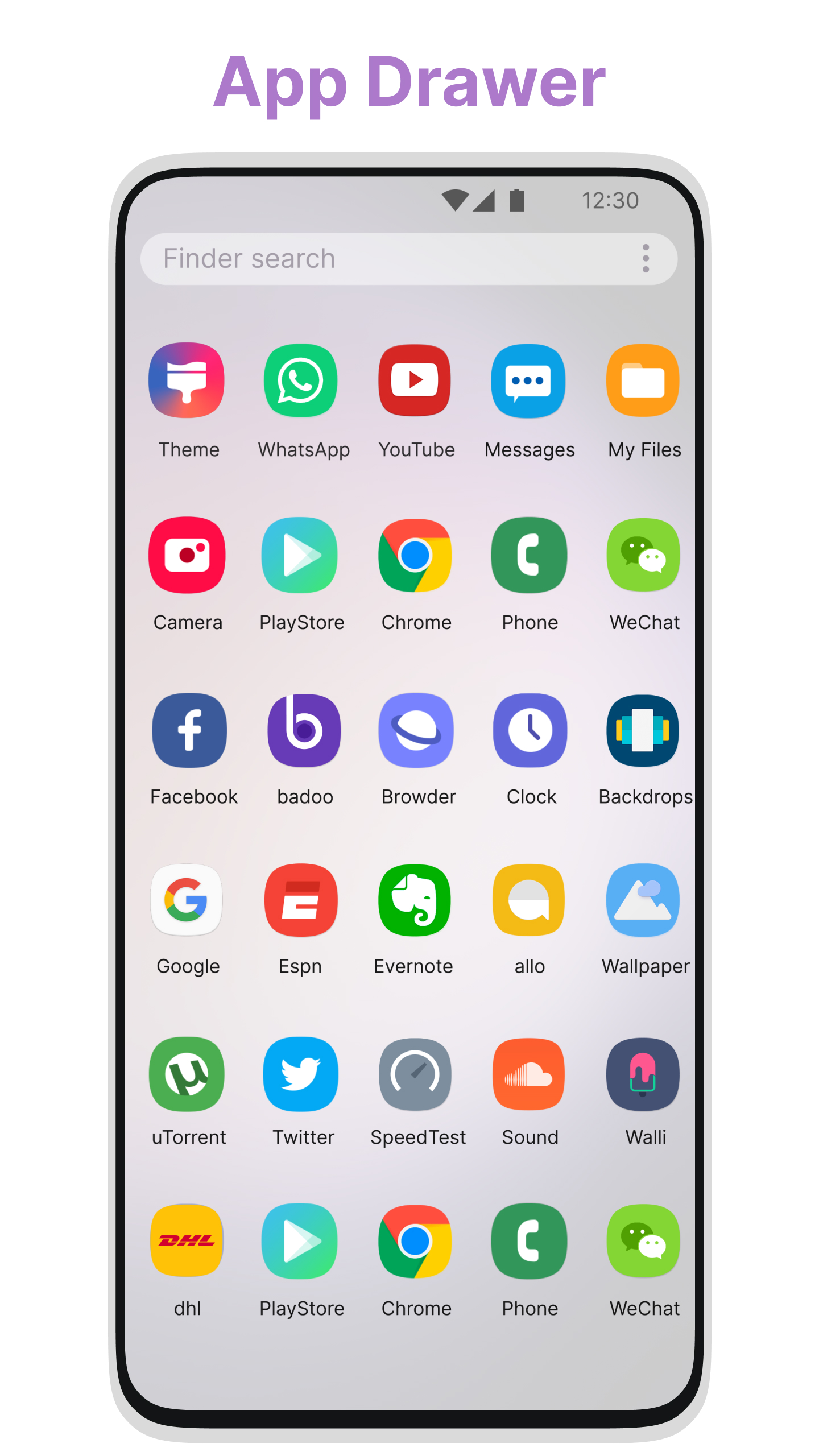 اسکرین شات 4 برنامه Launcher for Galaxy S23 style