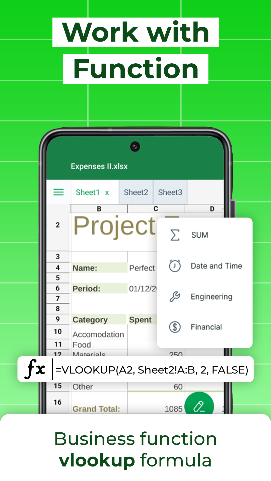 اسکرین شات 4 برنامه XLSX Viewer & All File Reader