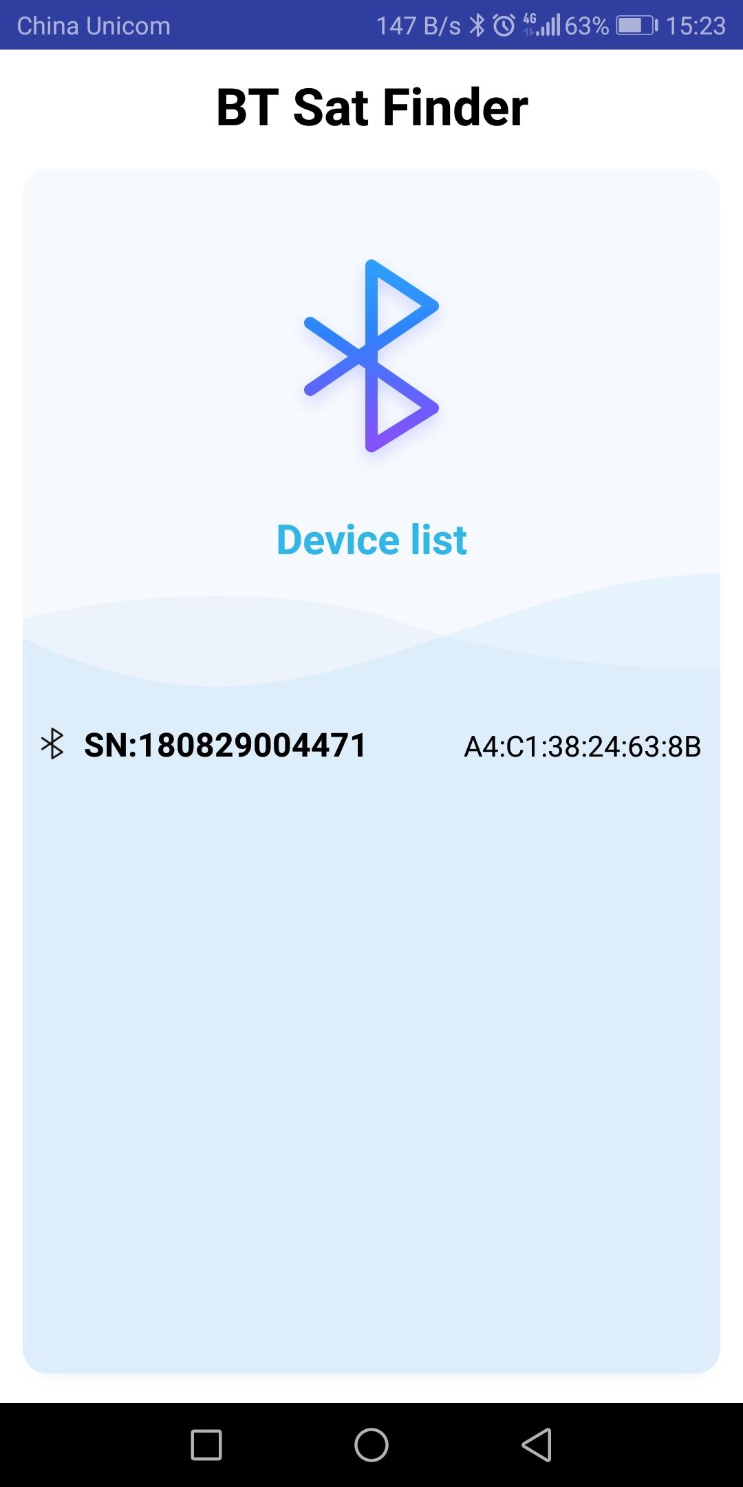 اسکرین شات 1 برنامه BT Finder