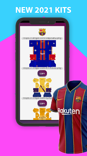اسکرین شات 2 برنامه DLS kits- Dream League Kits 2021