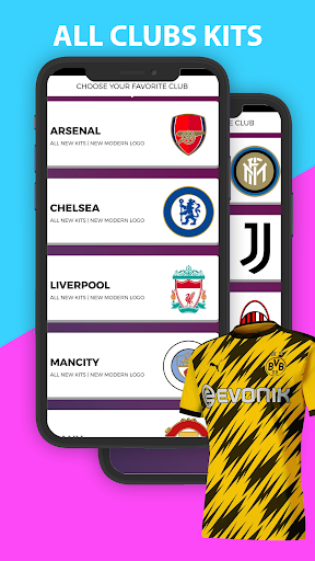 اسکرین شات 3 برنامه DLS kits- Dream League Kits 2021