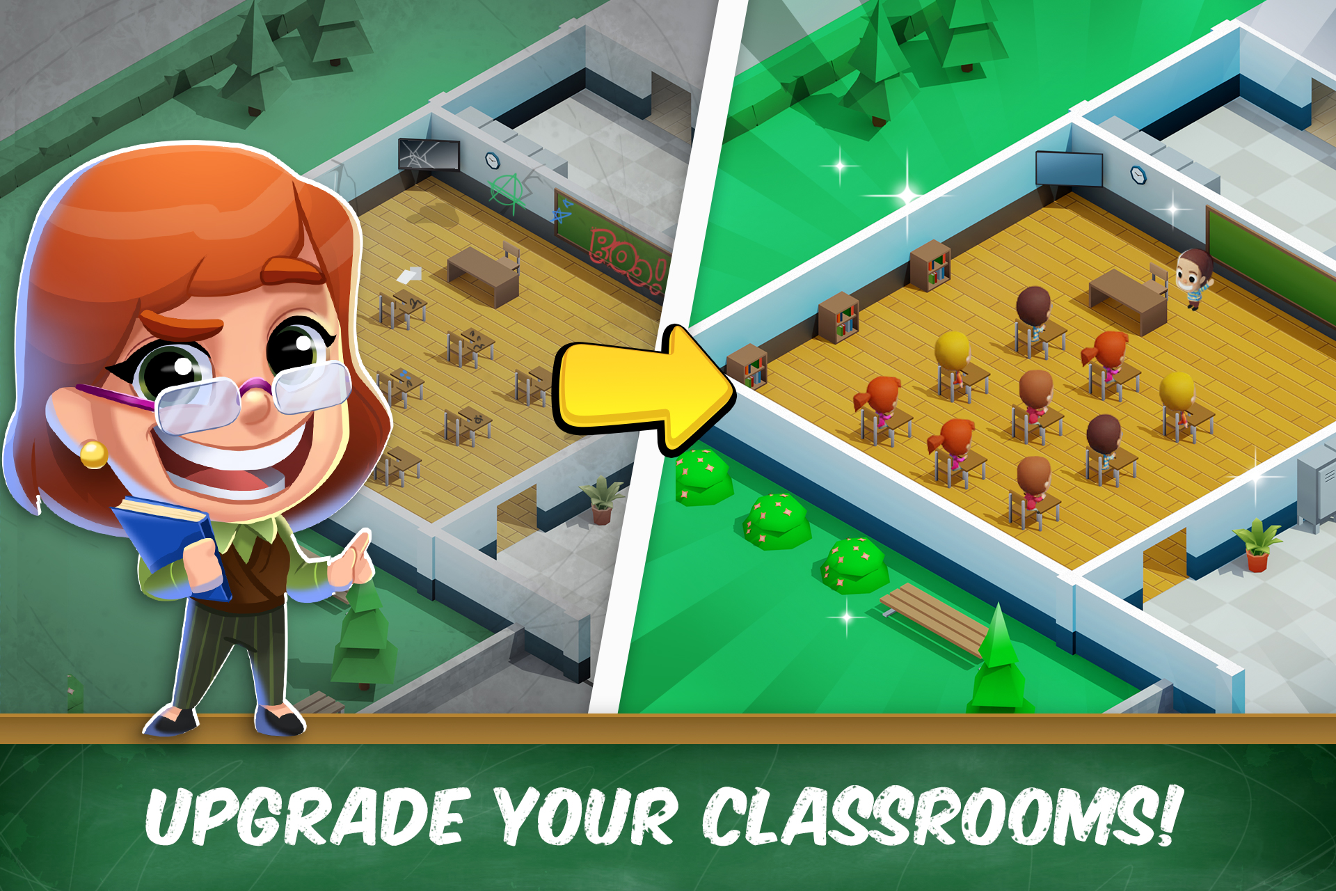 اسکرین شات 1 بازی Idle High School Tycoon
