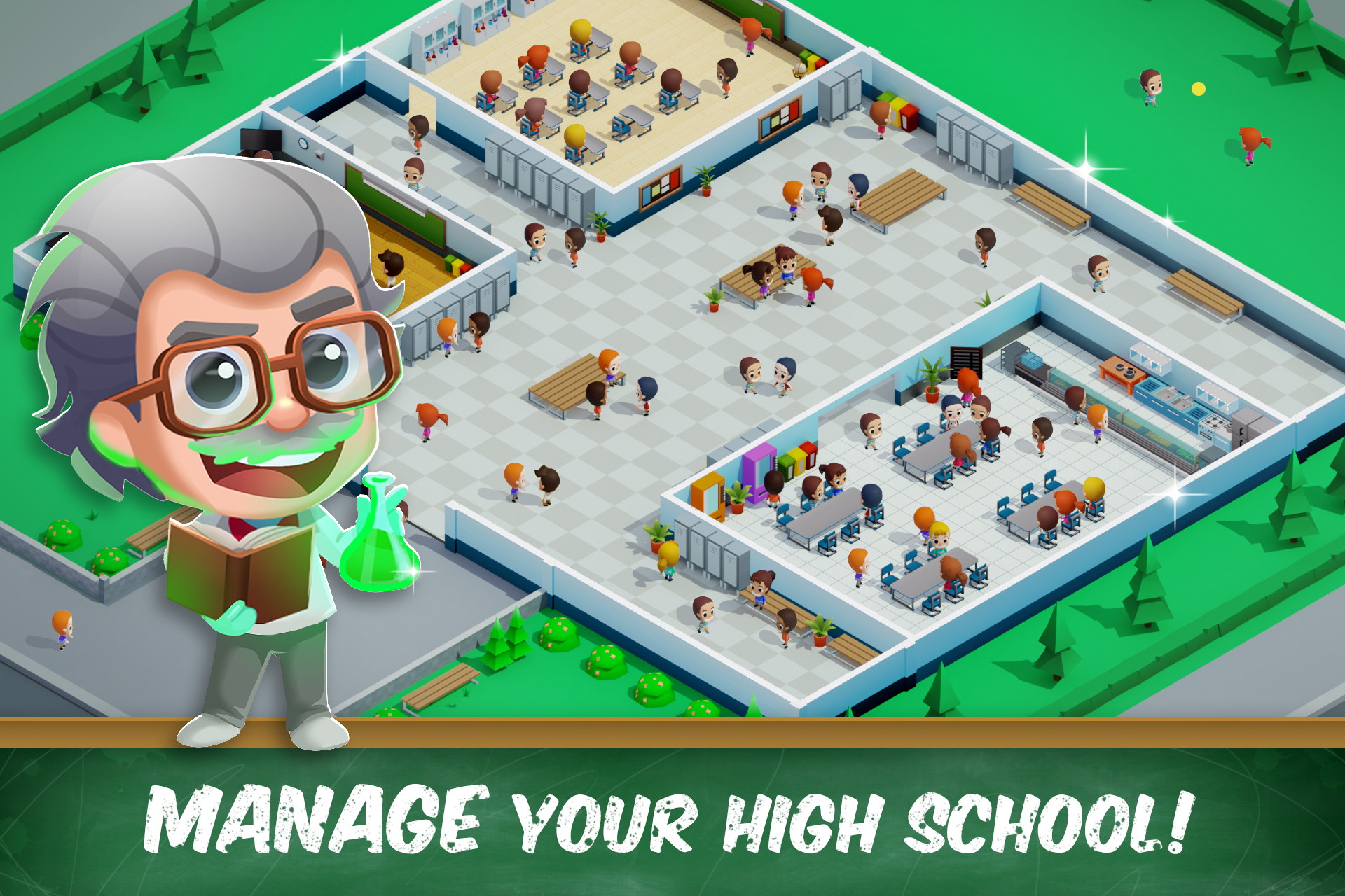 اسکرین شات 4 بازی Idle High School Tycoon