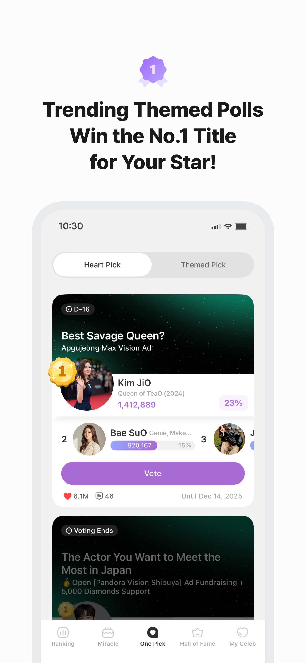 اسکرین شات 8 برنامه Kdrama Actor Vote&Rank