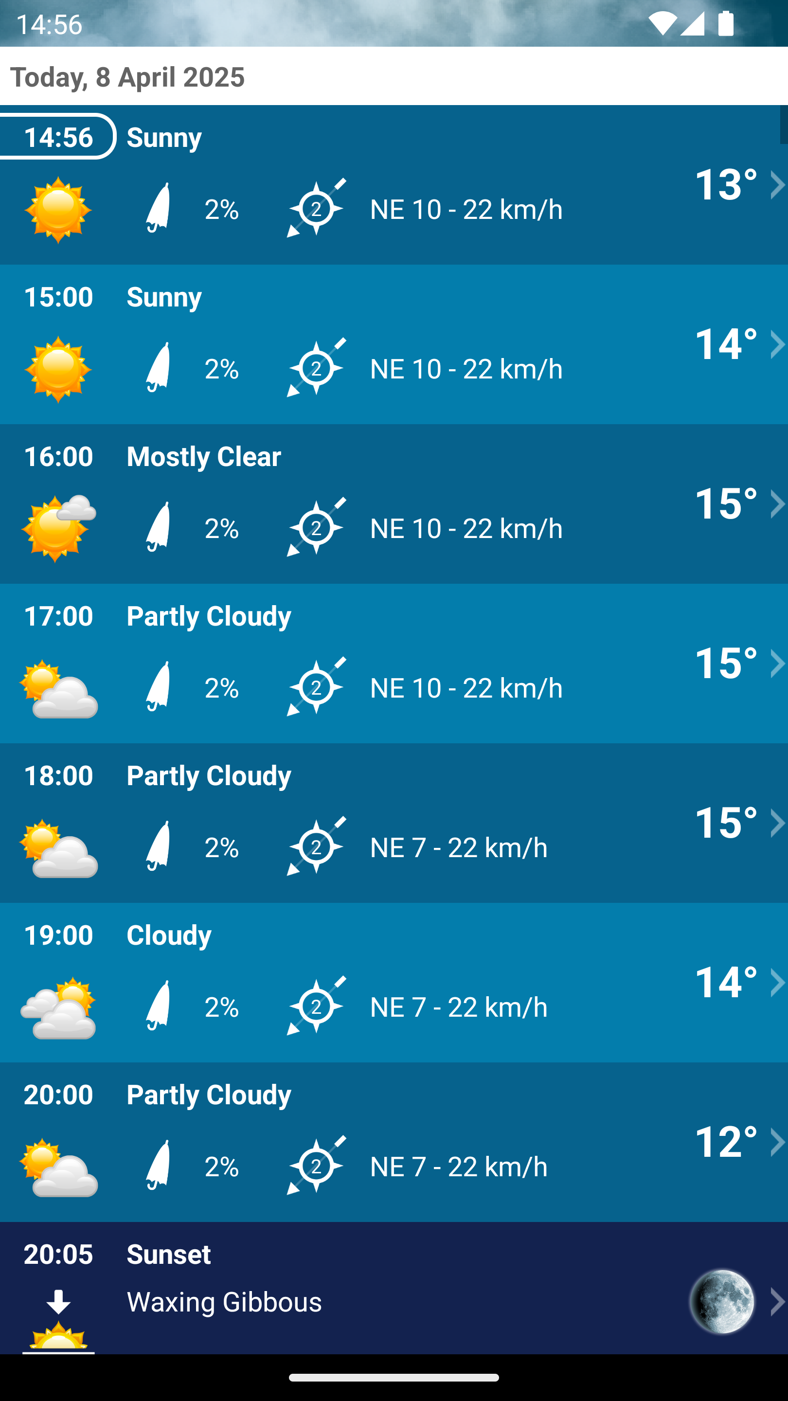 اسکرین شات 4 برنامه Weather Switzerland XL PRO
