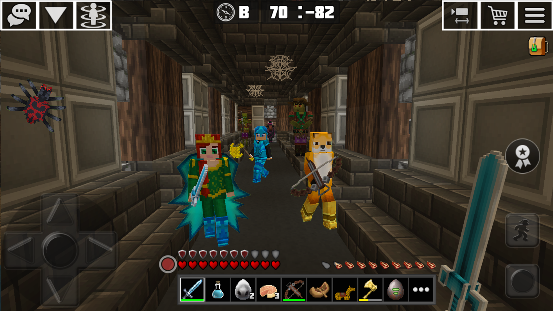 اسکرین شات 1 بازی MiniCraft: Block Craft World