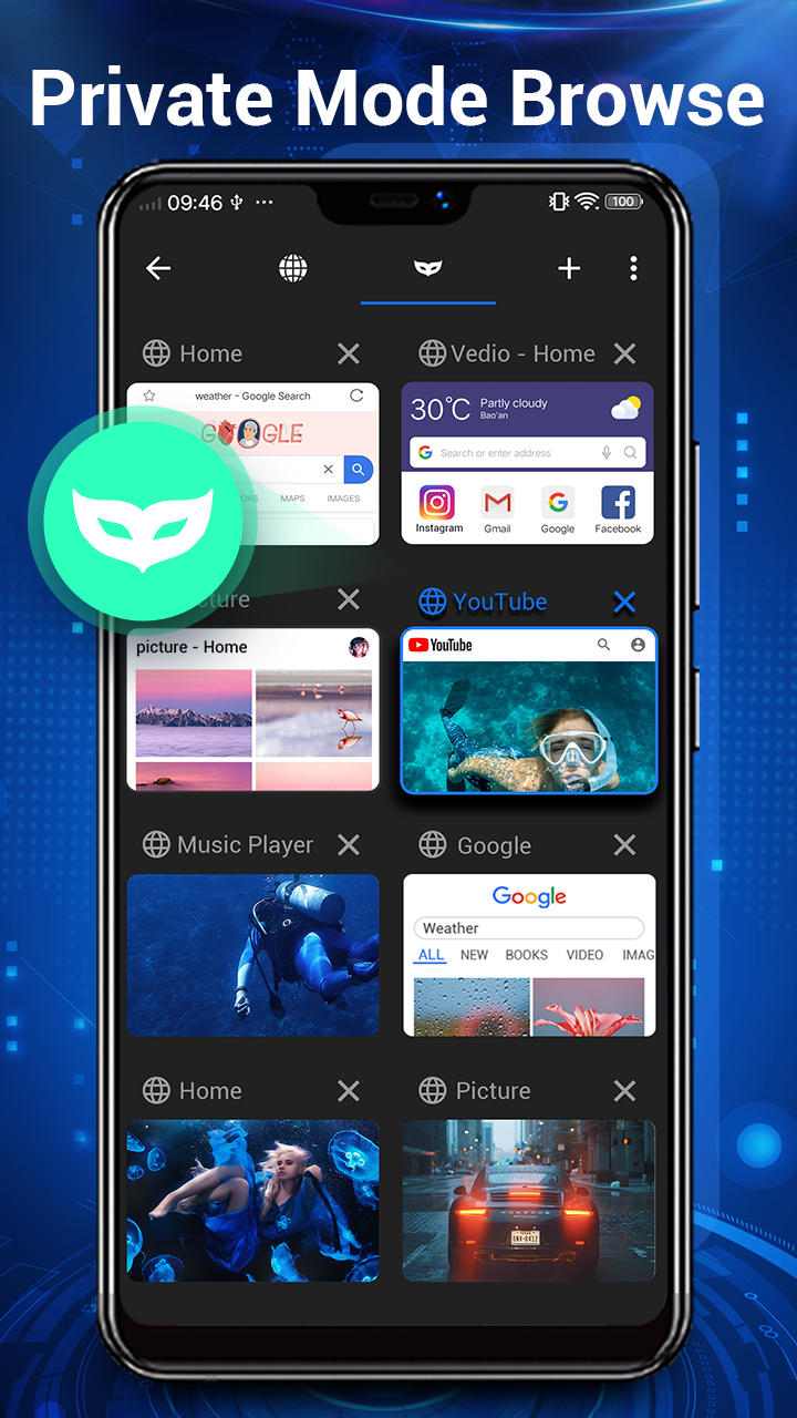 اسکرین شات 7 برنامه Web Browser & Explorer