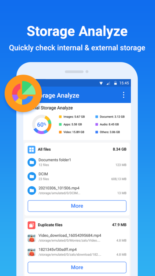 اسکرین شات 5 برنامه EZ File Explorer - File Manager Android, Clean