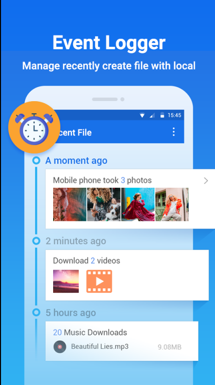 اسکرین شات 3 برنامه EZ File Explorer - File Manager Android, Clean
