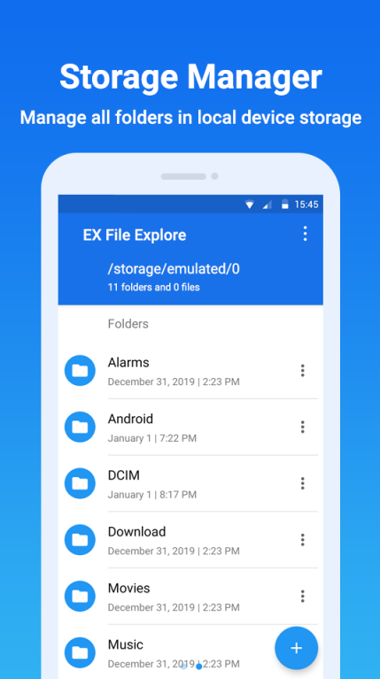 اسکرین شات 2 برنامه EZ File Explorer - File Manager Android, Clean