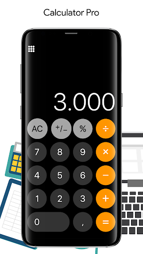 اسکرین شات 6 برنامه Calulator Pro OS 13 - Calculator Full