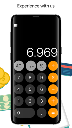 اسکرین شات 1 برنامه Calulator Pro OS 13 - Calculator Full