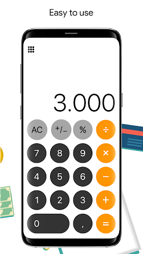 اسکرین شات 2 برنامه Calulator Pro OS 13 - Calculator Full