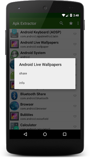 اسکرین شات 5 برنامه Apk Extractor
