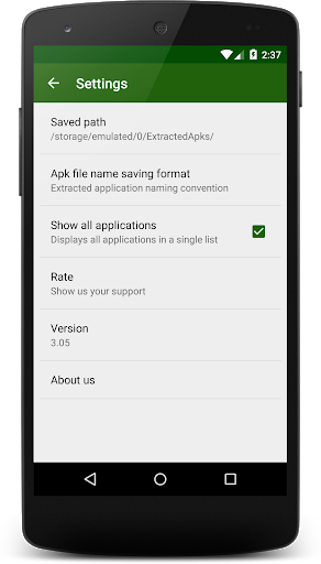 اسکرین شات 2 برنامه Apk Extractor