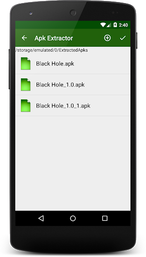 اسکرین شات 3 برنامه Apk Extractor