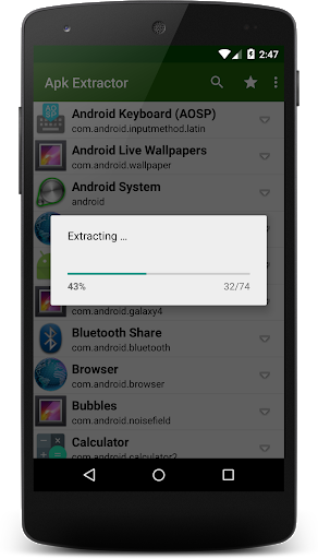 اسکرین شات 4 برنامه Apk Extractor