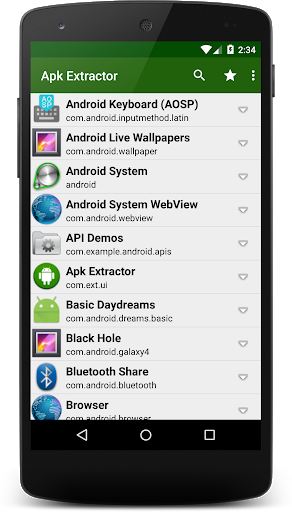 اسکرین شات 1 برنامه Apk Extractor
