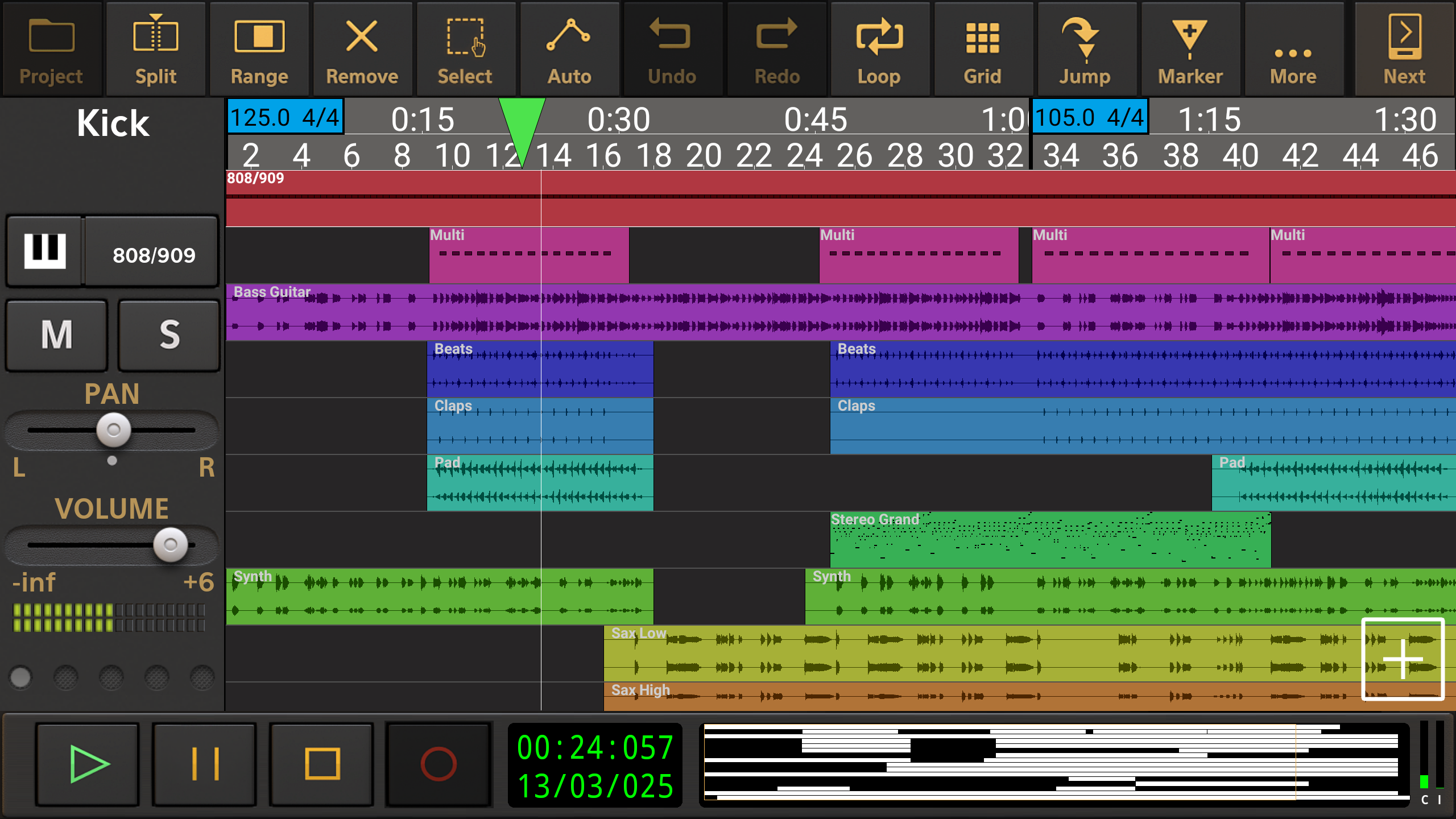 اسکرین شات 1 برنامه Audio Evolution Mobile TRIAL
