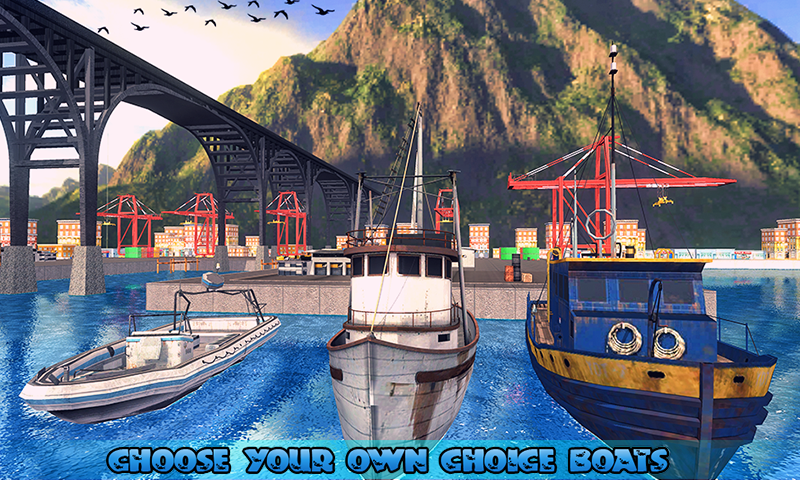 اسکرین شات 5 برنامه Big Fishing Ship Simulator 3D