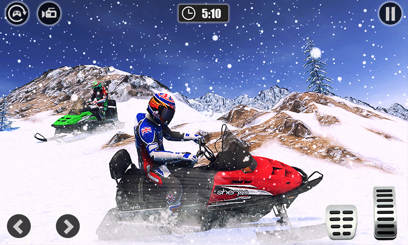 اسکرین شات 3 برنامه Snow Atv Bike Racing Sim