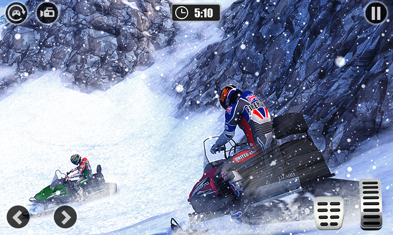اسکرین شات 2 برنامه Snow Atv Bike Racing Sim