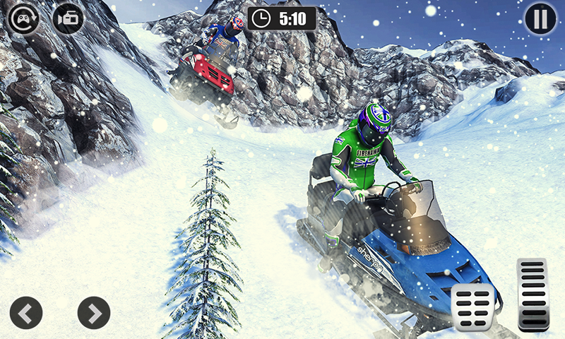 اسکرین شات 4 برنامه Snow Atv Bike Racing Sim