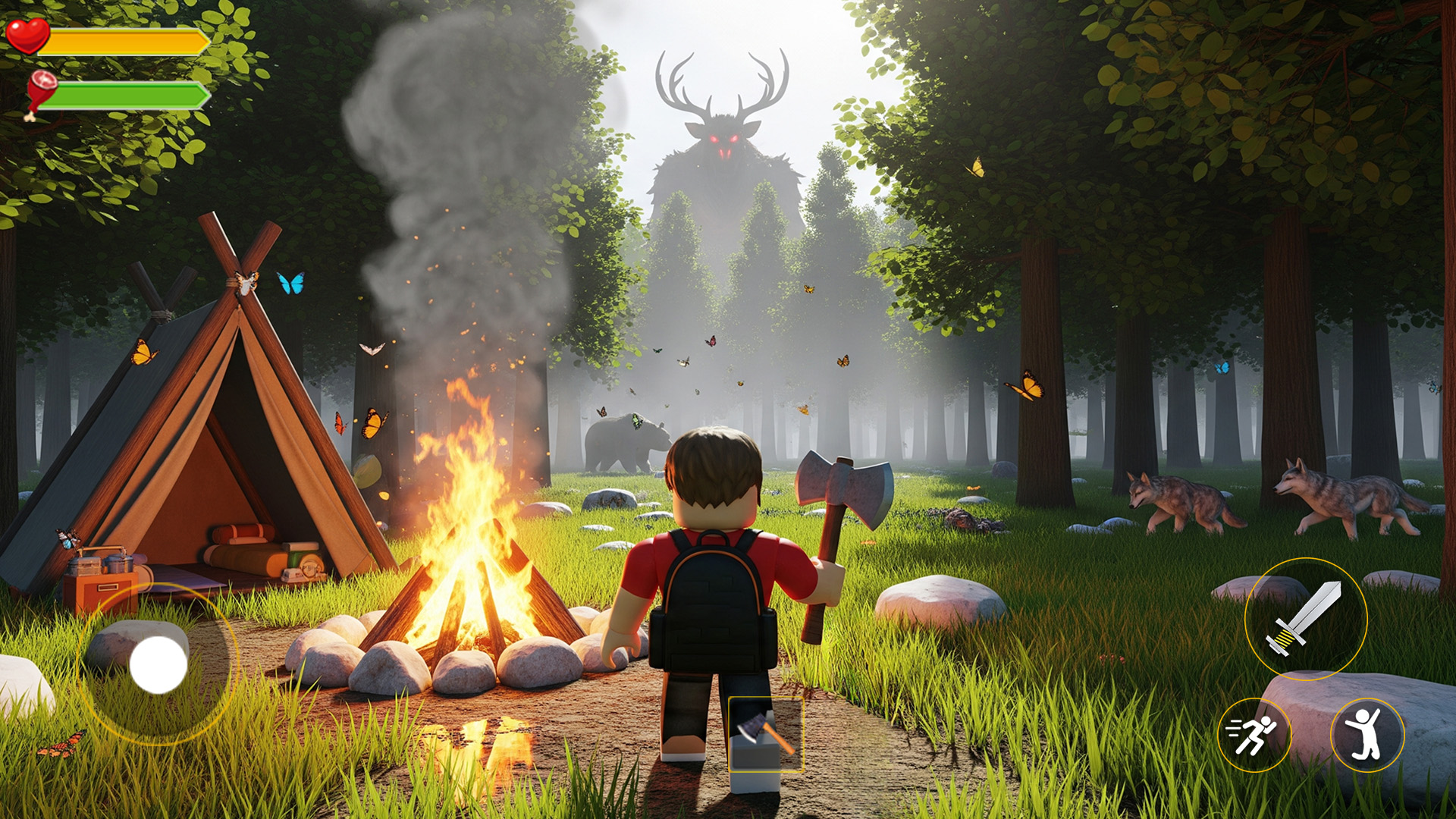 اسکرین شات 4 بازی 96 Nights Survival in Jungle