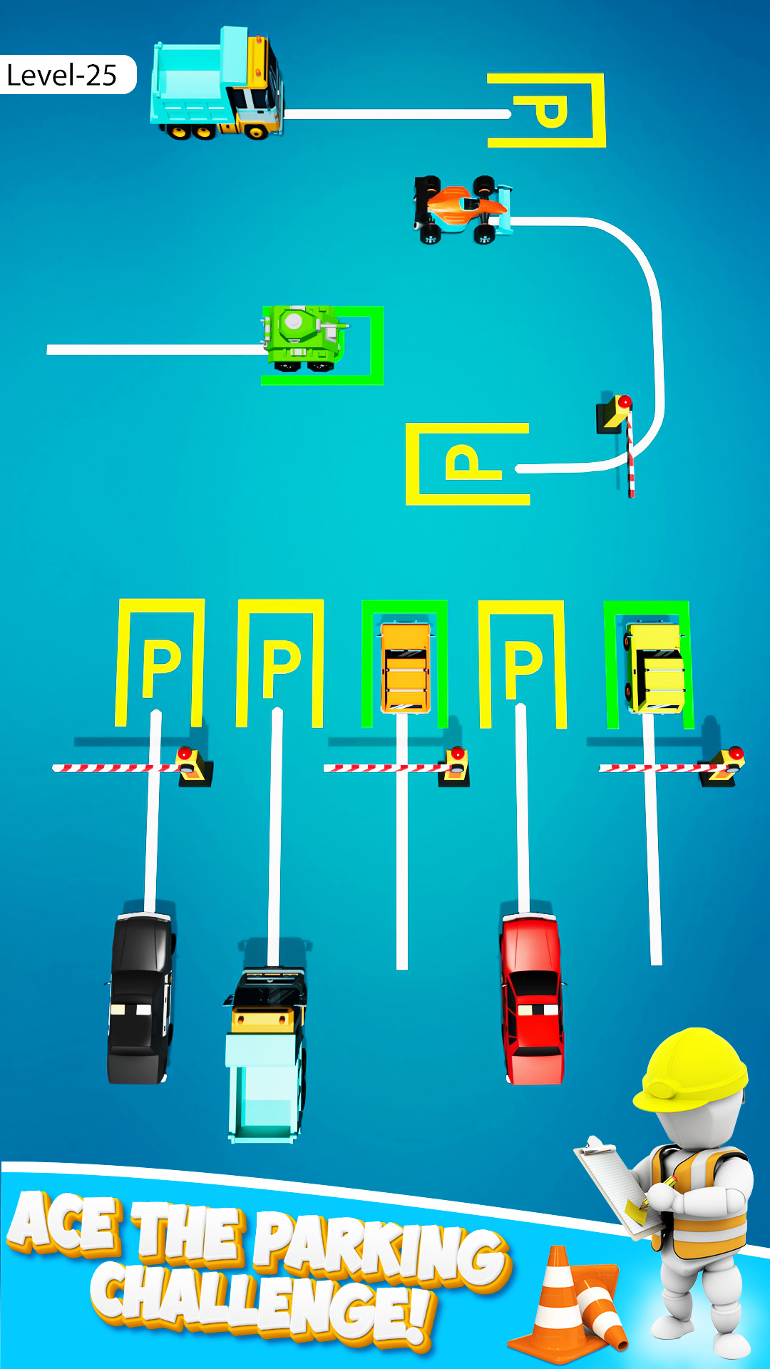اسکرین شات 3 بازی Parking Order Game!
