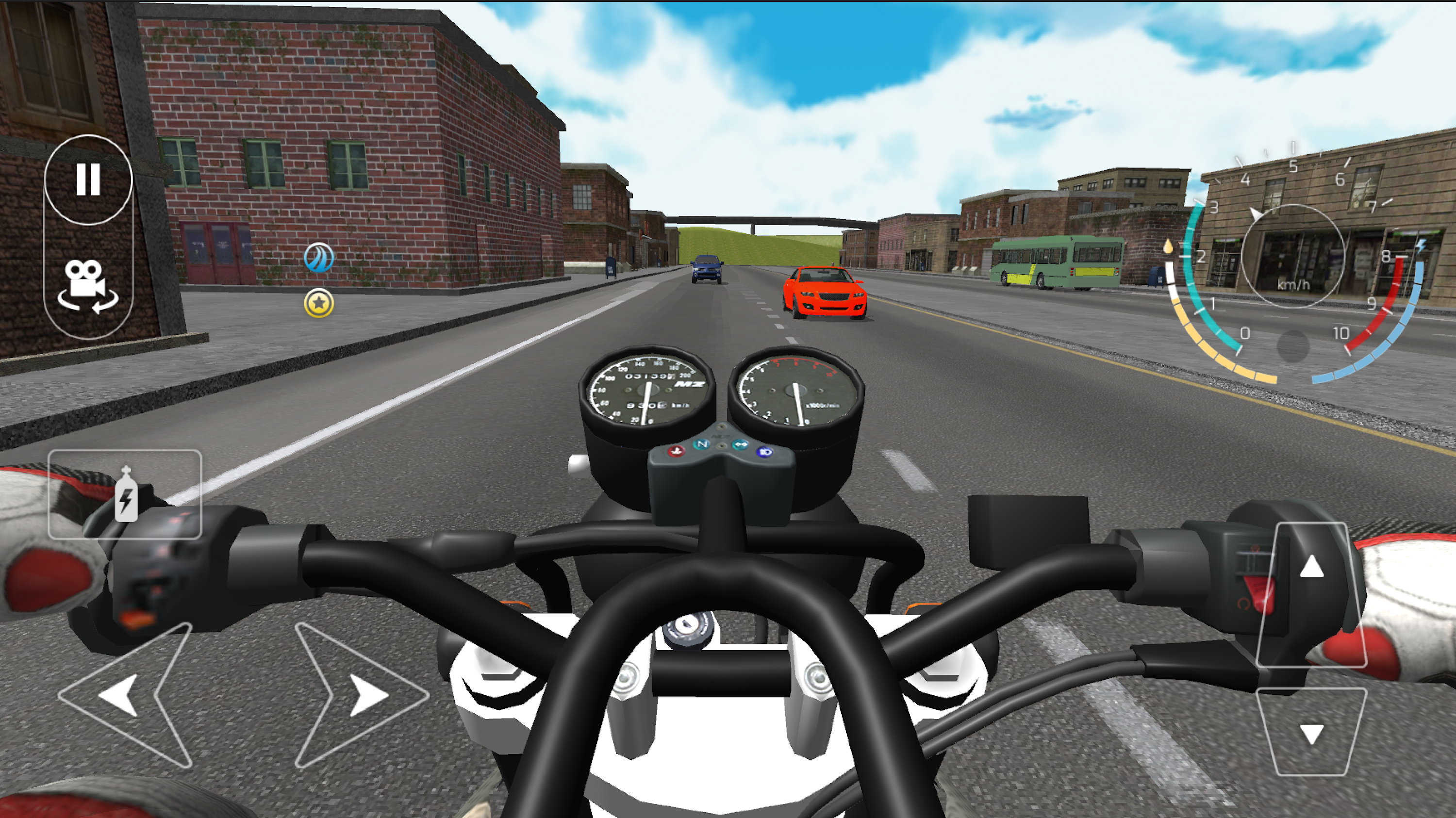 اسکرین شات 1 بازی Extreme Motorbike Jump 3D