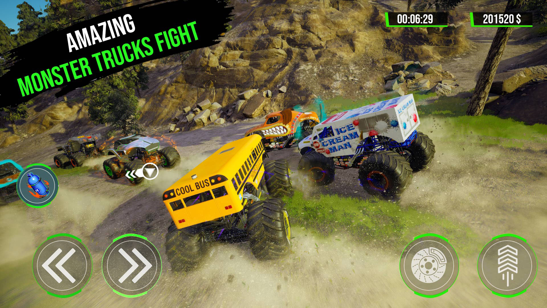 اسکرین شات 1 برنامه Real Monster Truck Crash Derby