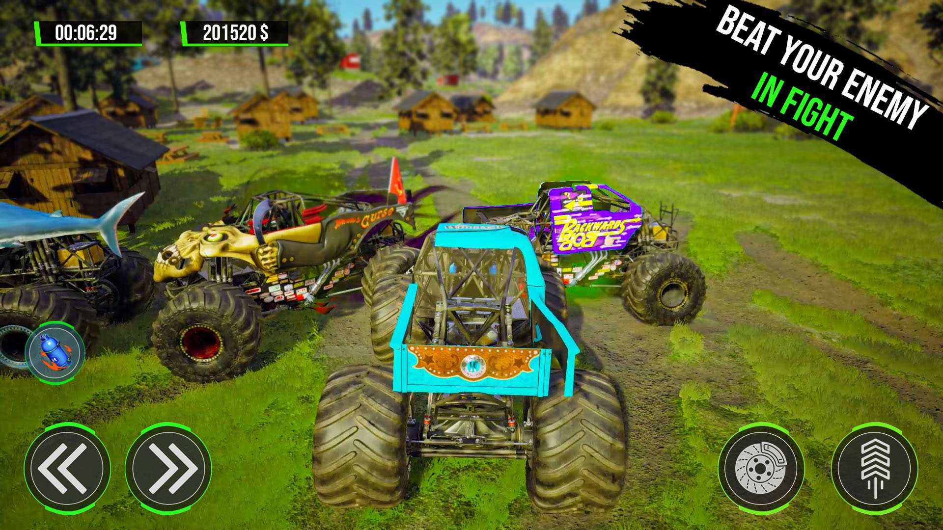 اسکرین شات 4 برنامه Real Monster Truck Crash Derby